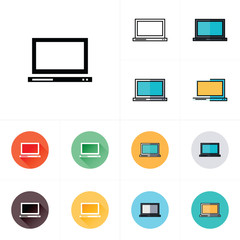 Laptop Icon vector design