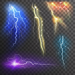 Lightning Transparent Set