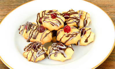 Delicious Christmas Cookies with Cranberries Kurabye.