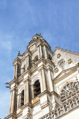 Fototapeta na wymiar Cathédrale saint Louis, Blois, Loir et Cher, Val de Loire, France