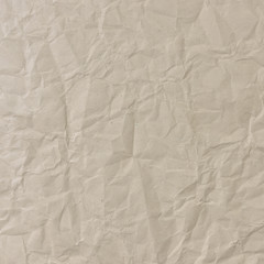 Crumpled white paper background