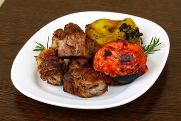 Grilled pork meat - shaslik