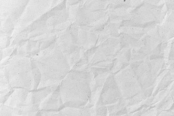 Crumpled white paper background