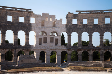 Pula is the largest city in Istria (arena)