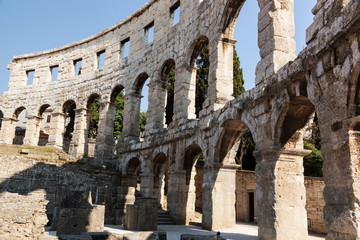Obraz premium Pula is the largest city in Istria (arena)