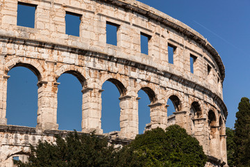 Pula is the largest city in Istria (arena)