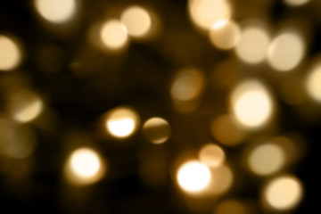 Fototapeta premium circular reflections of Christmas lights