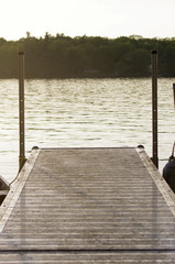 end of metal dock