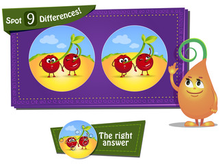 find 9 differences ladybird