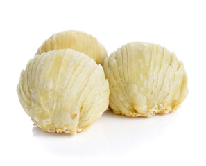 Chinese cake on white