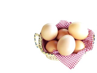 Eggs in basket