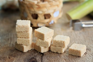 Organic cane sugar cubes