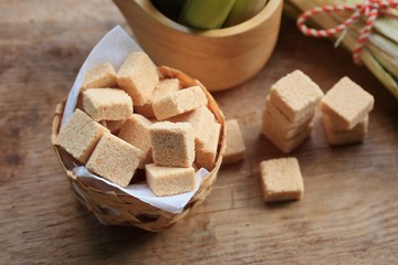 Organic cane sugar cubes