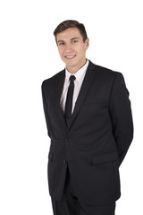 Businessman portrait isolated