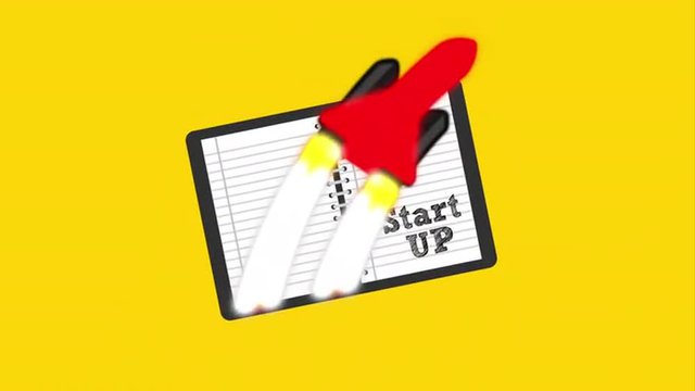 Startup design with notebook