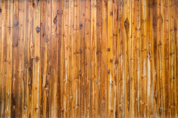 Walls made of wooden background.