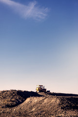 Fototapeta premium Construction machinery