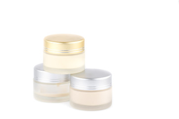 Collection of skincare spa products