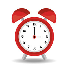 Time clock isolated icon 