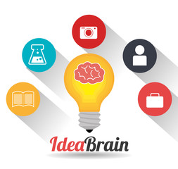 Big ideas graphic design with icons