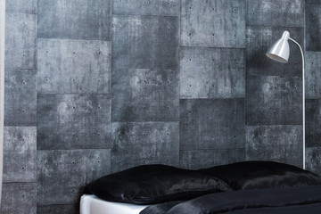 Contemporary concrete wallpaper design