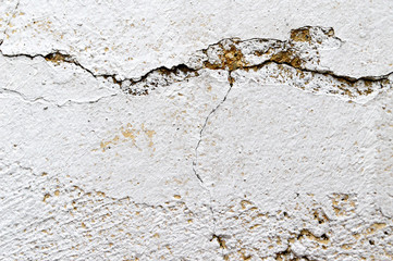 Old cracked concrete wall background