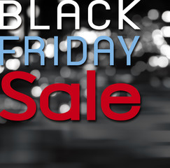 Abstract blur black friday background design