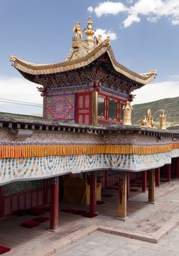 Tongren monastery or Longwu Monastery, China