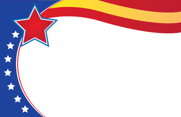 Venezuela Flag Border Background