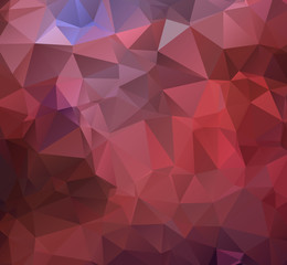 Modern shaped background formed in different size triangles