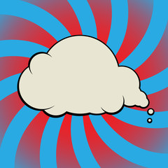 Comic explosion background