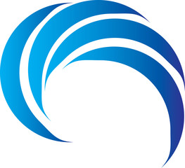 Blue Swirl Corporate Logo