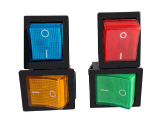 Switch on white background