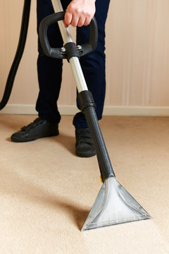 Professionally Cleaning Carpets