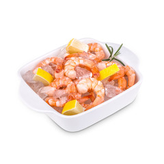 Raw shrimps
