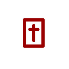 Color Holy Bible line icon