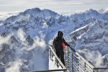 Lomnicky peak in Tatra Mountains Slovakia winter © mbt_studio