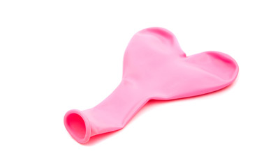 pink heart balloon