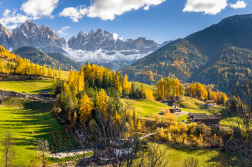 Mountain Landscape in Autumn