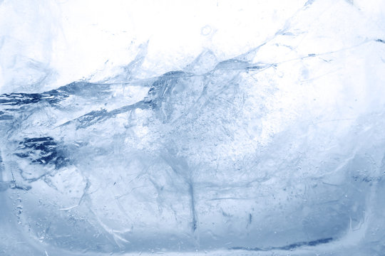 Blue ice background