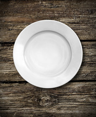  white plate