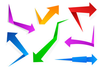Colorful Paper Arrows