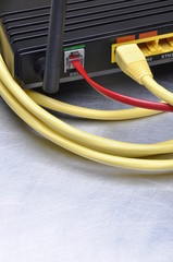 Computer network cable and internet router