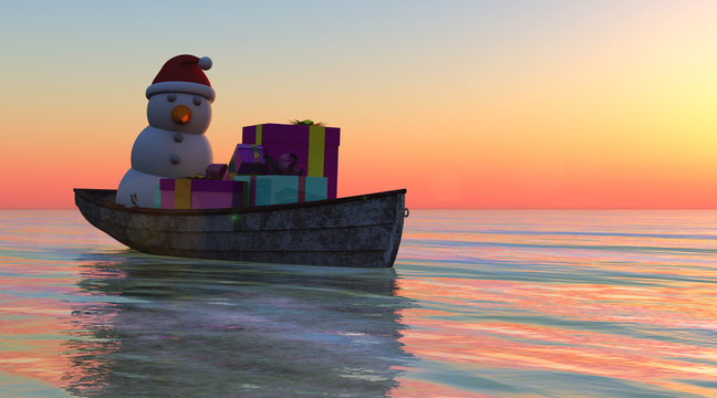 boat christmas
