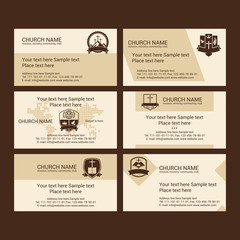 Set Christian business cards. For the church, the ministry, the club and the community