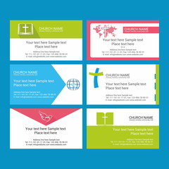 Set Christian business cards. For the church, the ministry, the club and the community