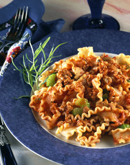 Bolognese ribbon pasta