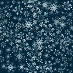 Christmas snowflakes background
