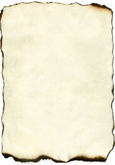  Piece of Paper with burned edges