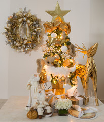 seasonal fetive christmas decorations and gifts